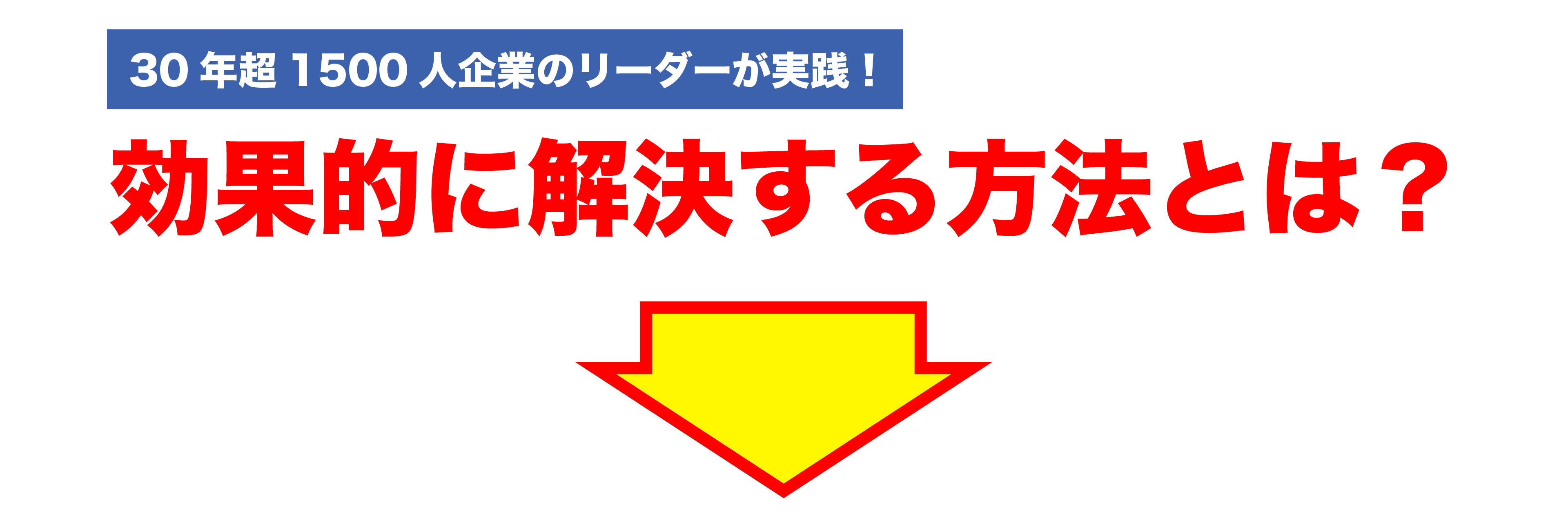30年超 1500人起業のリーダーが実践する効果的な解決法をお教えします！